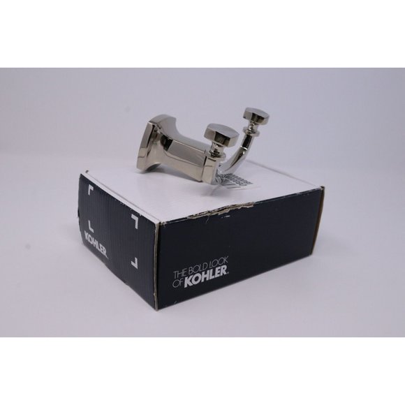 Kohler Margaux Double Robe Hook K-16256-CP in Polished Chrome Finish Free Ship - Picture 2 of 7